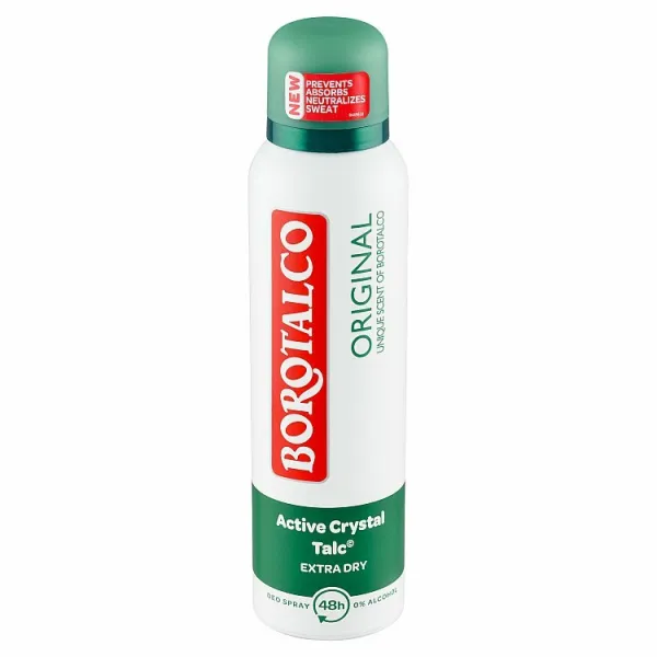 Borotalco Original dezodorant antiperspirant v spreji proti nadmernému poteniu 150 ml
