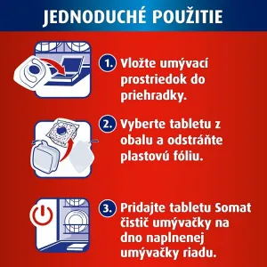 Somat Čistič umývačky riadu 5 x 19 g 1bal