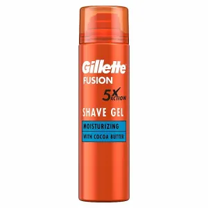Gillette Fusion Hydratačný Gél Na Holenie Pre Mužov S Kakaovým Maslom, 200ml