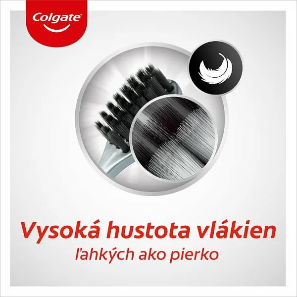 Colgate High Density Charcoal zubná kefka soft 2 ks
