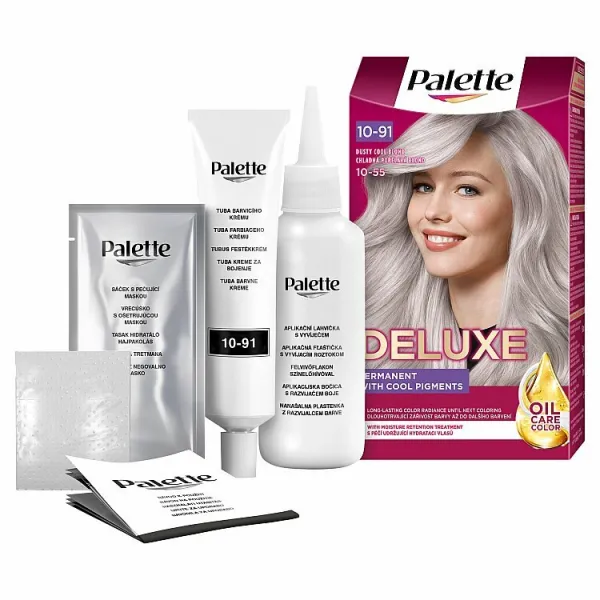 Schwarzkopf Palette Deluxe permanentná farba na vlasy odtieň 10-55 240 Dusty Cool Blonde 1 ks