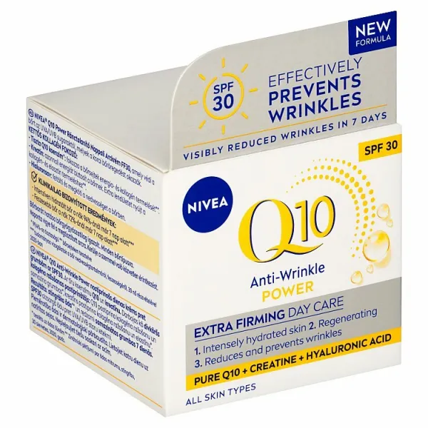 Nivea Q10 Power Spevňujúci denný krém proti vráskam OF 30 50 ml