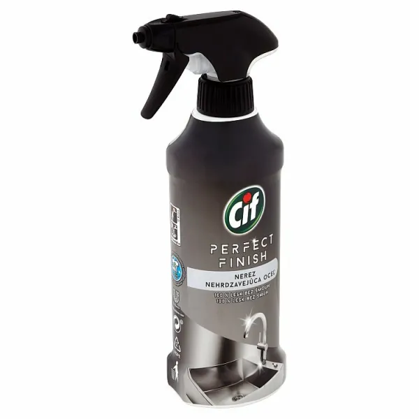 Cif Nehrdzavejúca oceľ čistiaci sprej 435 ml