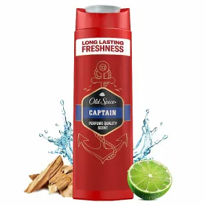 Old Spice Captain 3 v 1 Sprchový Gél a Šampó Pre Mužov 400ml