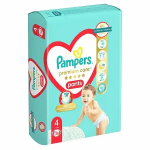 Pampers Premium Care Plienkové Nohavičky Veľkosť 4, 38 Plienok, 9kg-15kg