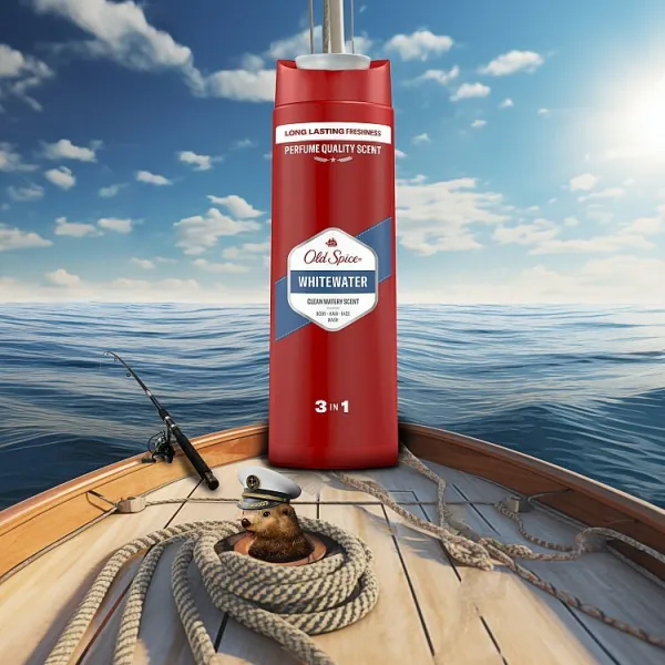Old Spice Whitewater 3 v 1 Sprchový Gél a Šampó Pre Mužov 400ml
