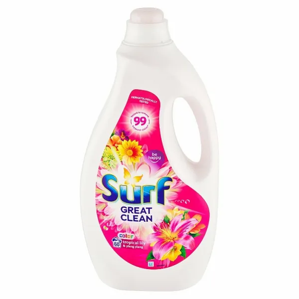 Surf Color Tropical Lily & Ylang Ylang tekutý prací prípravok 60 dávok 3 l