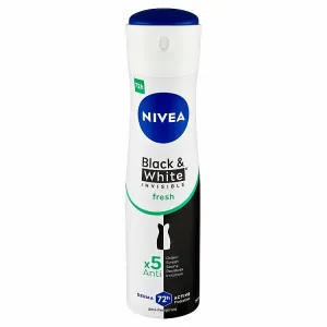 Nivea Invisible Black & White Fresh antiperspirant v spreji pre ženy 150 ml