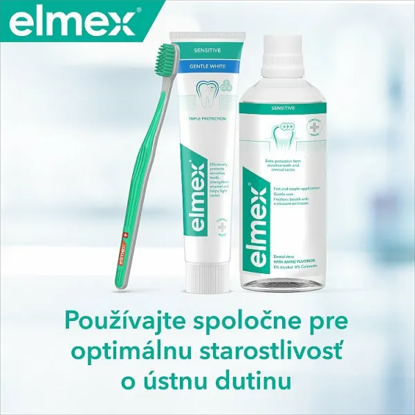 Elmex Sensitive Whitening pasta pre prirodzene biele zuby 2x75 ml