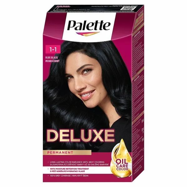 Schwarzkopf Palette farba na vlasy - Deluxe -1-1 Blue Black