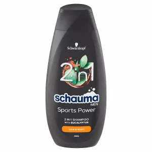 Schwarzkopf Schauma MEN sprchový gél a šampón 2 v 1 pre mužov Sports Power 400 ml