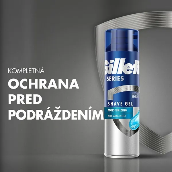 Gillette Series Moisturizing gél na holenie s hydratačným účinkom 200 ml