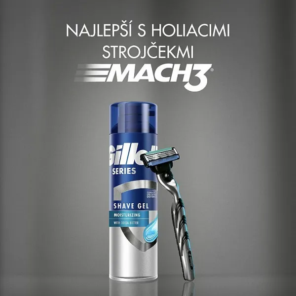 Gillette Series Moisturizing gél na holenie s hydratačným účinkom 200 ml