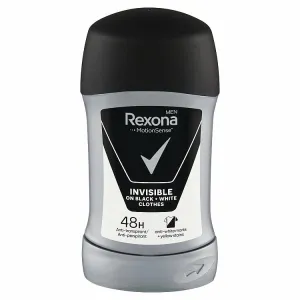 Rexona Invisible on Black + White Clothes Antiperspirant tuhý antiperspitant 48 H 50 ml