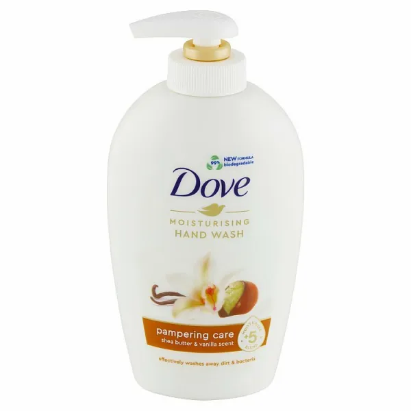 Dove Purely Pampering Shea Butter tekuté mydlo s pumpičkou bambucké maslo a vanilka 250 ml