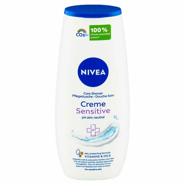 Nivea Creme Sensitive upokojujúci sprchový gél 250 ml