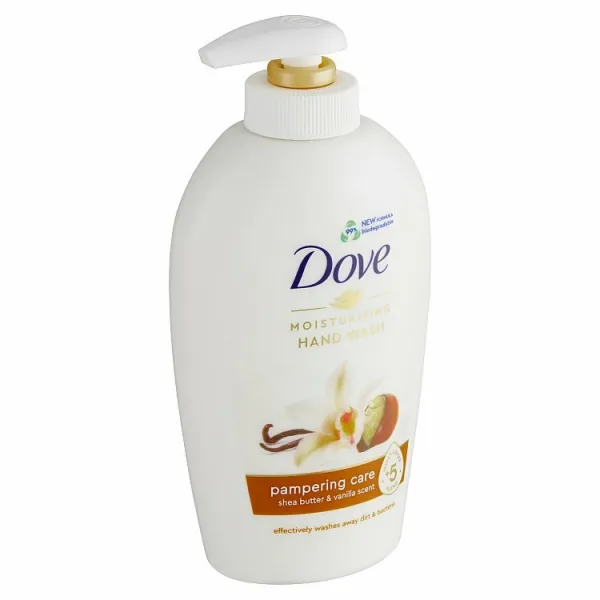 Dove Purely Pampering Shea Butter tekuté mydlo s pumpičkou bambucké maslo a vanilka 250 ml