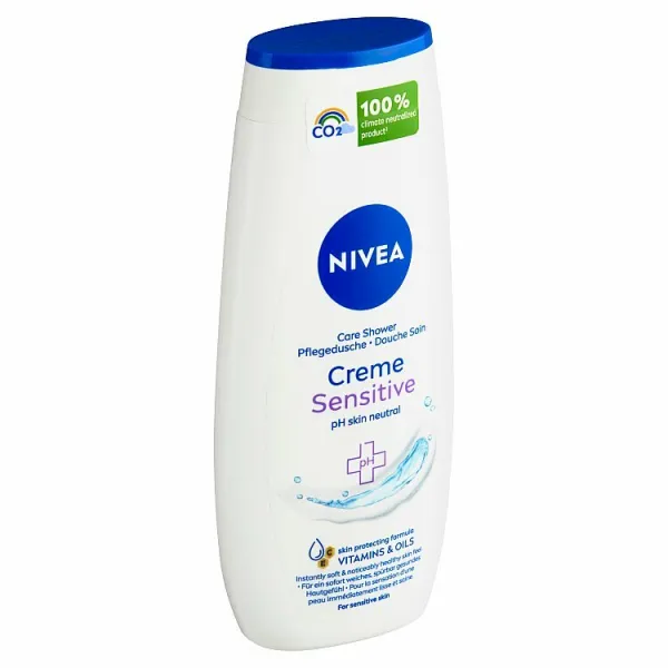 Nivea Creme Sensitive upokojujúci sprchový gél 250 ml