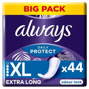 Always Dailies Long Plus Extra slipové vložky 44 ks