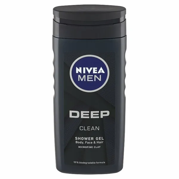Nivea Men Deep sprchový gél pre mužov 250 ml