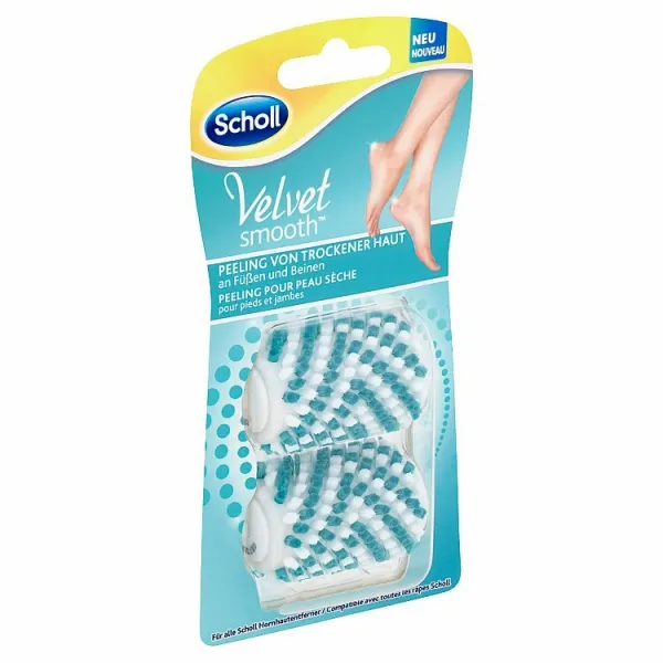 Scholl Velvet Smooth Peelingová rotačná hlavica 2 ks