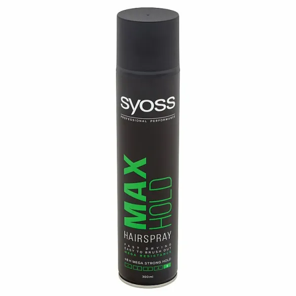 Syoss Max Hold lak na vlasy s extra silnou fixáciou 300 ml