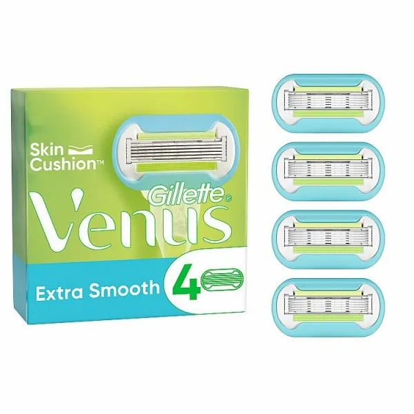 Gillette Venus Extra Smooth náhradné žiletky 4 ks