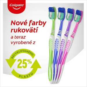 Colgate Extra Clean Medium zubné kefky medium 2 ks