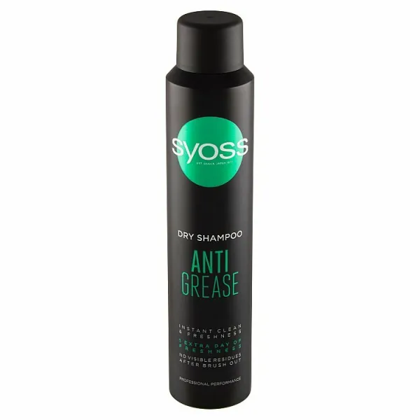 Syoss Anti Grease suchý šampón pre rýchlo sa mastiace vlasy 200 ml