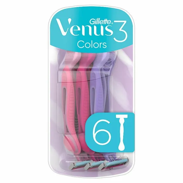 Gillette Venus 3 Plus jednorázové holiace strojčeky 6 ks