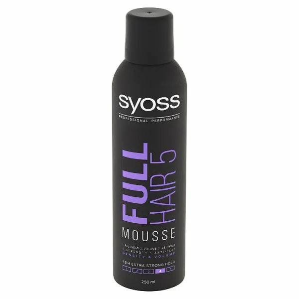 Syoss Full Hair 5 penové tužidlo s extra silnou fixáciou 250 ml