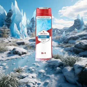Old Spice Cooling 3 v 1 Sprchový Gél a Šampó Pre Mužov 400ml