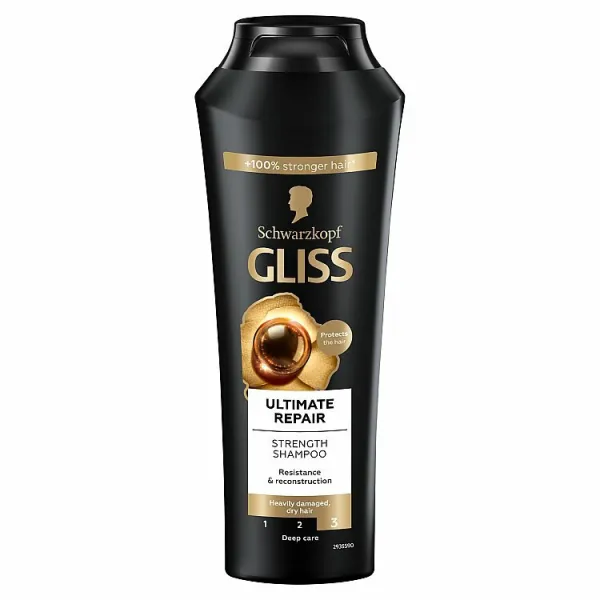 Gliss Ultimate Repair šampón pre silne poškodené, suché vlasy 250 ml
