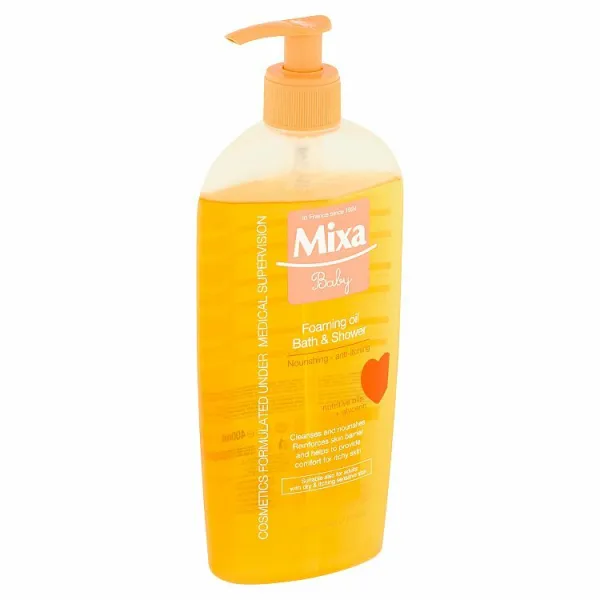 MIXA Baby penivý olej do sprchy aj do kúpeľa 400 ml