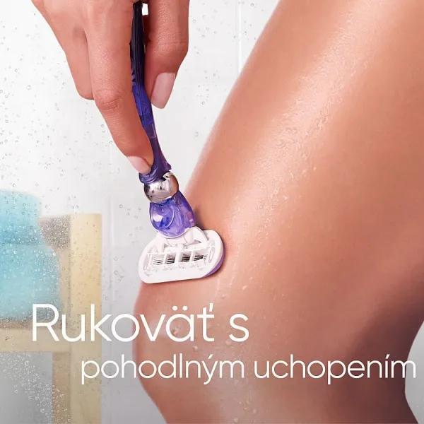 Gillette Venus Deluxe Smooth Swirl holiaci strojček + náhradné hlavice 1 ks