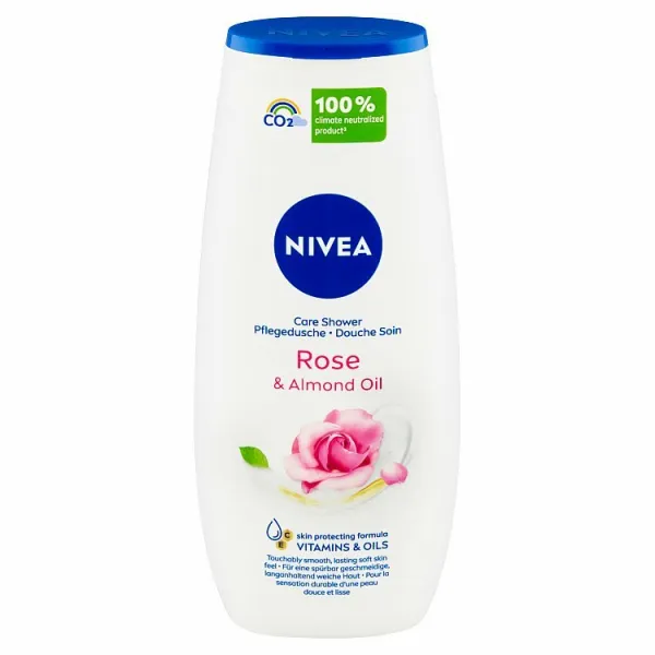 Nivea Rose&Almond Oil dámsky sprchový gél 250ml