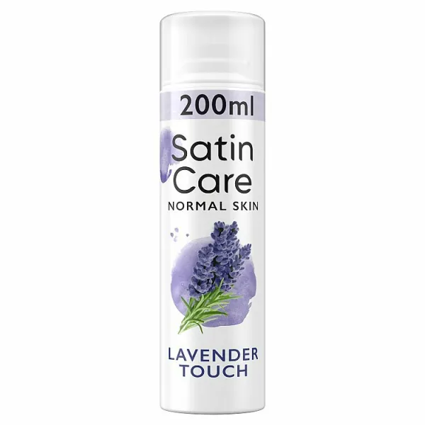 Gillette Satin Care Lavender Touch gél na holenie pre ženy 200 ml