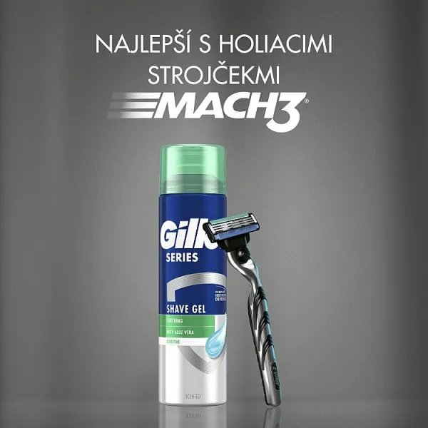 Gillette Series Sensitive gél na holenie pre mužov 75 ml