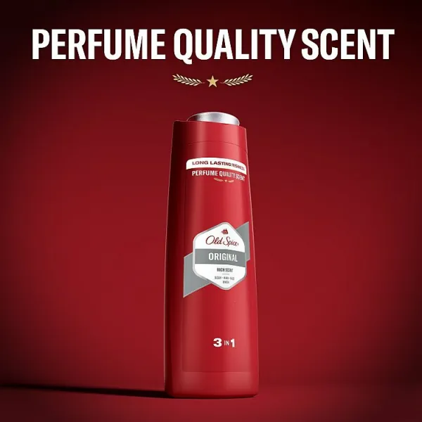 Old Spice Original 3 v 1 Sprchový Gél a Šampó Pre Mužov 400ml