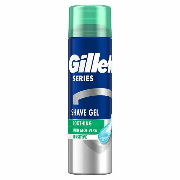 Gillette Series Sensitive gél na holenie pre mužov 200 ml
