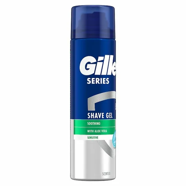 Gillette Series Sensitive gél na holenie pre mužov 200 ml