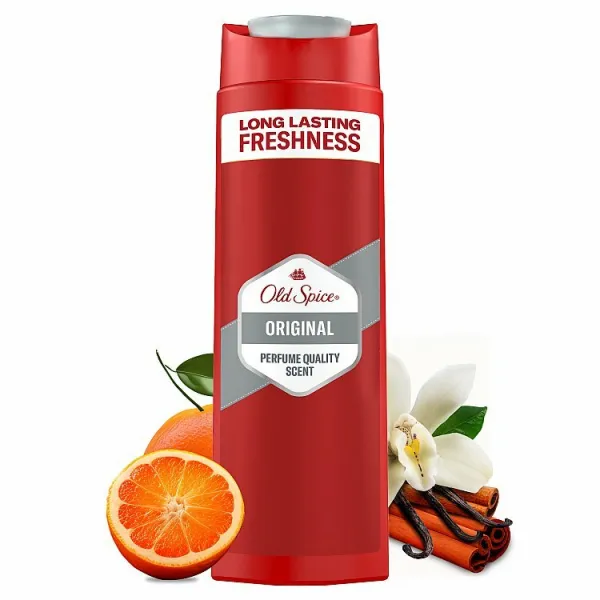 Old Spice Original 3 v 1 Sprchový Gél a Šampó Pre Mužov 400ml