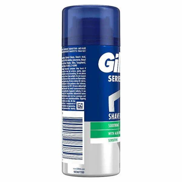 Gillette Series Sensitive gél na holenie pre mužov 75 ml