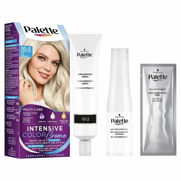 Palette Intensive Color Creme farba na vlasy zvlášť popolavoplavý 10-2