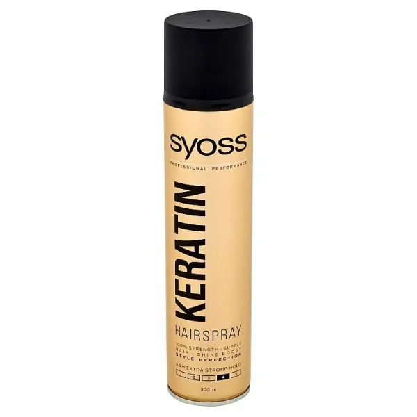 Syoss Keratin lak na vlasy s extra silnou fixáciou 300 ml