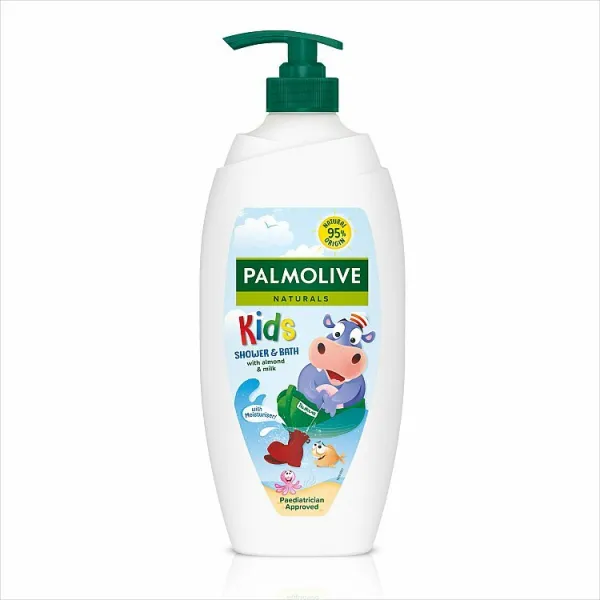 Palmolive Naturals Kids krémový sprchový gél na detskú pokožku s pumpičkou 750 ml
