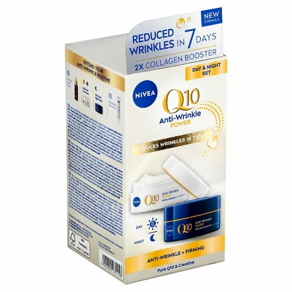 Nivea Q10 Power Denný a nočný krém proti vráskam 2 x 50 ml