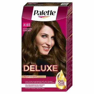Schwarzkopf Palette Deluxe permanentná farba na vlasy odtieň 4-65 Dazzling Brown 1 ks