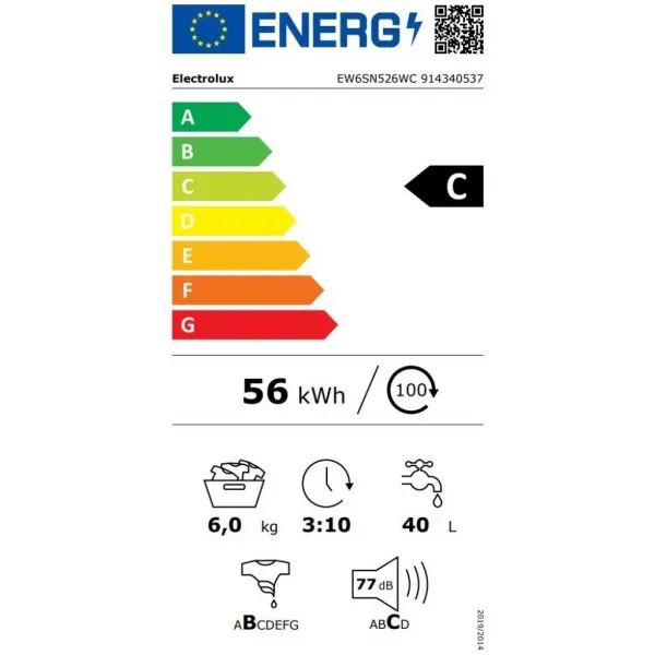Electrolux EW6SN1526WC