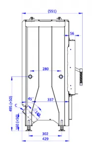 ROMOTOP DYNAMIC 2G 66.50.01N - rovná s dvojitým preskelním D2M 01N